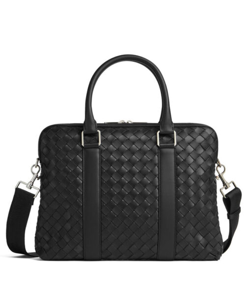 Bottega Veneta Slim Classic Intrecciato Briefcase 690702